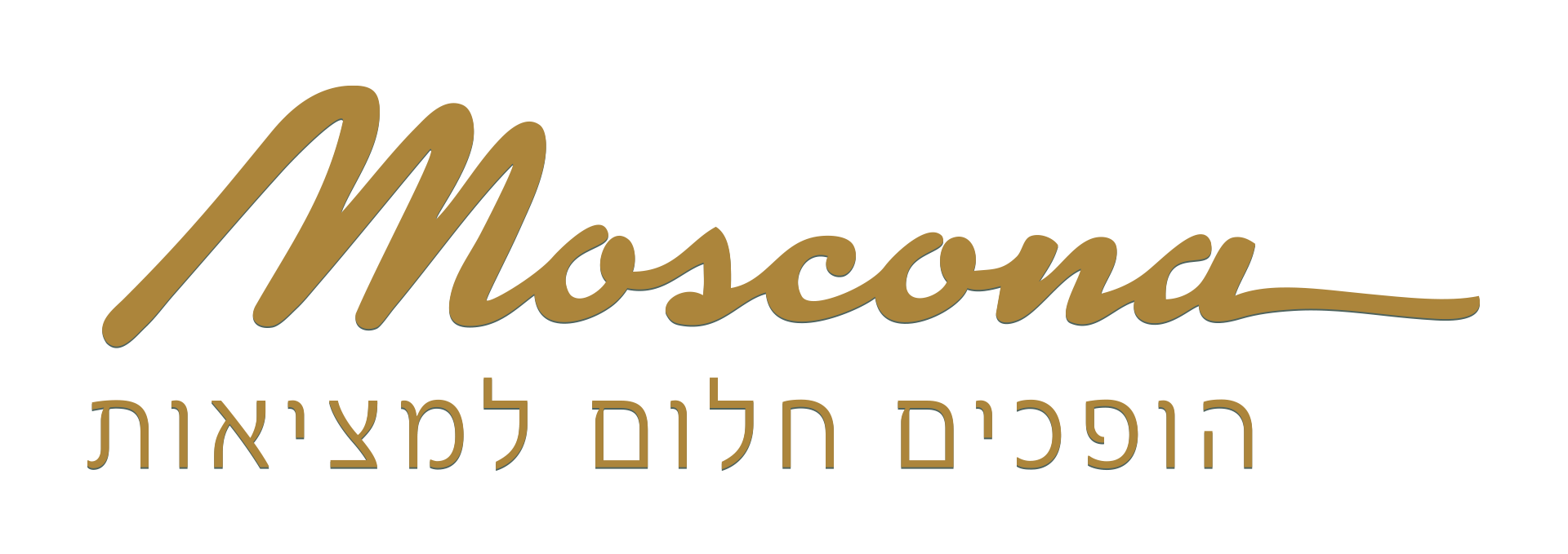 לוגו על רגע לבן